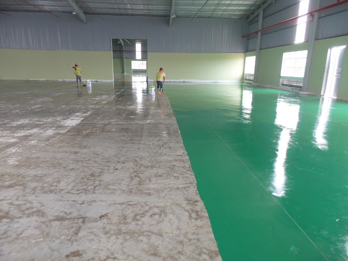 Các loại sơn nền nhà xưởng