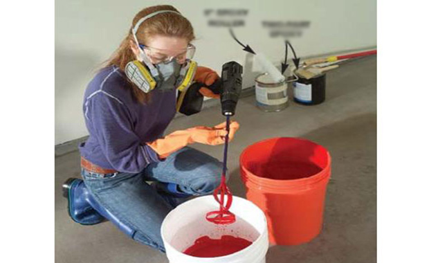 Tự Thi Công Sơn Epoxy Cho Sân Cầu Lông